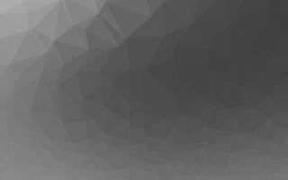 cubierta poligonal abstracta de vector gris plateado claro.