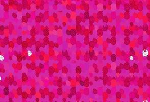 Light Purple, Pink vector background with bubble shapes.