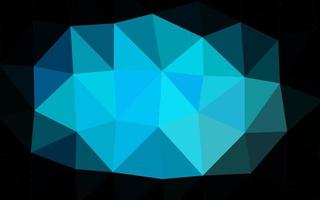 Light BLUE vector polygonal pattern.