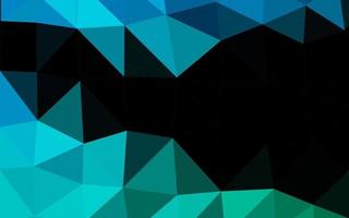 Light Blue, Green vector abstract polygonal layout.