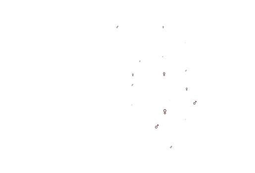 patrón de vector rojo claro con elementos de género.
