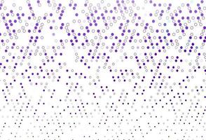Light Purple vector cover with spots.