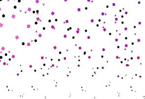 Light Purple vector pattern in polygonal style with circles.