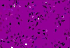 Light Purple vector pattern with chaotic shapes.