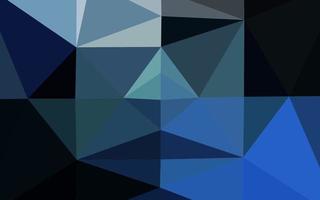 Light BLUE vector triangle mosaic template.