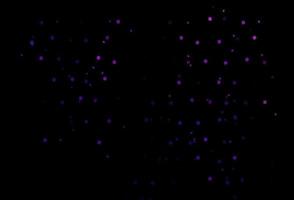 Dark Purple vector pattern in polygonal style with circles.