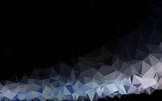 Light BLUE vector shining triangular pattern.