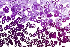 Light Purple vector pattern with spheres.