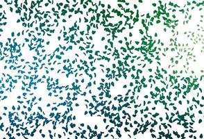 Light Blue, Green vector background with abstract forms.