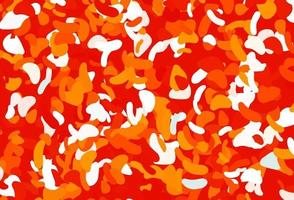 Light Orange vector backdrop with abstract shapes.