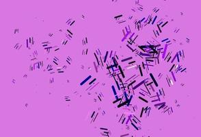 Light Pink, Blue vector template with repeated sticks.