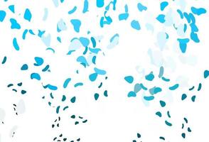 Light blue vector background with abstract forms.
