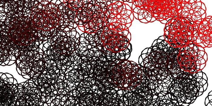 Light Red vector background with random forms.