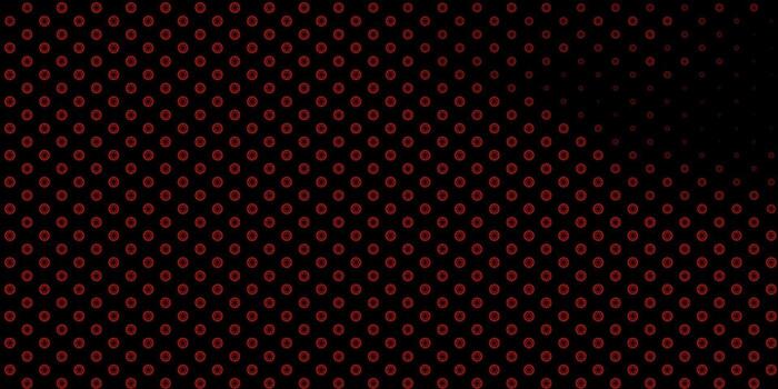 Dark Red vector pattern with magic elements.