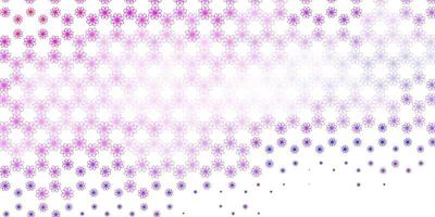 Light Purple, Pink vector pattern with curved lines.