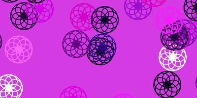 Light Purple, Pink vector template with circles.