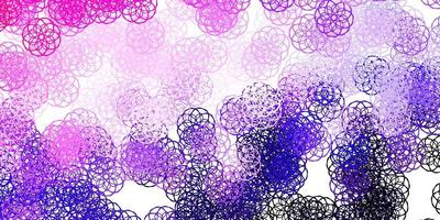 Light Purple, Pink vector pattern with abstract shapes.