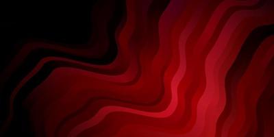 Dark Blue, Red vector template with curved lines.
