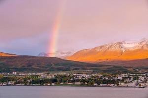 islandia hermoso paisaje, paisaje natural islandés. foto