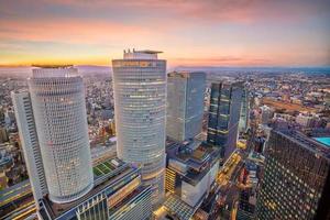 Nagoya city skyline  in Japan photo