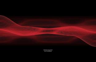 Abstract Wavy Lines Background Illustration Vector Image