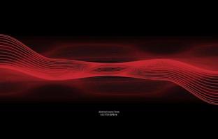 Abstract Wavy Lines Background Illustration Vector Image