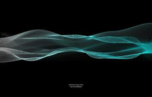 Abstract Wavy Lines Background Illustration Vector Image