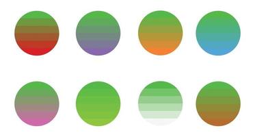 Background Circle Sunset Colors vector