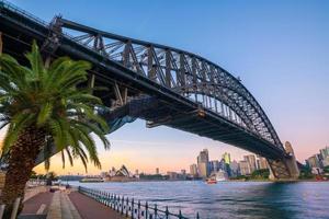 horizonte del centro de sydney foto