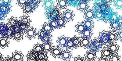 Light Blue, Green vector backdrop with chaotic shapes.