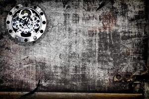 Abstract Vintage and Antique Style Clock photo