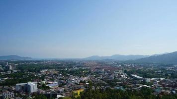 time-lapse stadssilhuett i thailand video