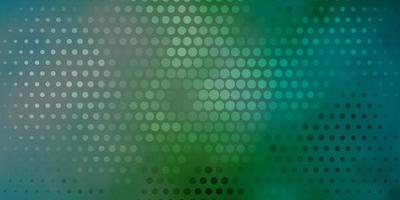 Light Blue, Green vector texture with disks.