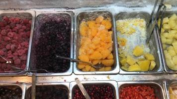 Frozen Fruits in a Tray video