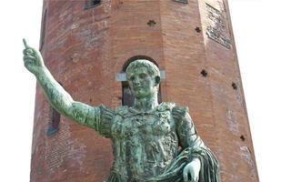 Roman statue in Turin photo