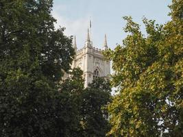 La iglesia de la abadía de Westminster en Londres foto