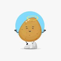 Vector picture of cute potato isolated on white background. 24529733 Vector  Art at Vecteezy