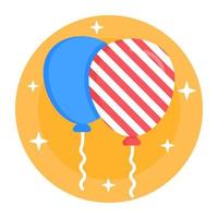 Helium  Patriot Balloons vector