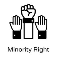 Minority Youth Right vector