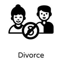 Divorce and Separation vector