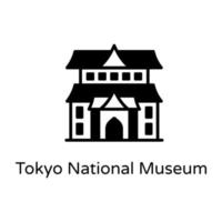 museo nacional de tokio vector