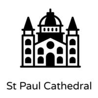 St Paul Cathedral vector