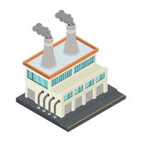 Production and Industrial  Plant vector