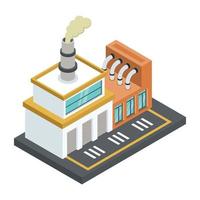 Production and Industrial  Plant vector