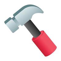 Hammer and Tool vector