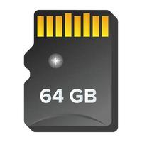 tarjeta micro SD vector