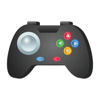 gamepad y juego de consola vector