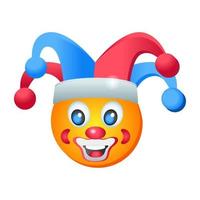 Clown Cap and Hat vector