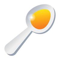 Spoon honey spoon vector