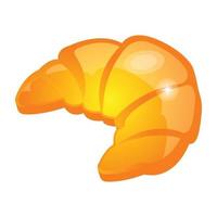 Croissant Bakery item, vector